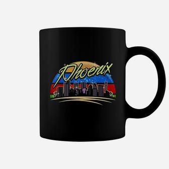 Phoenix City Retro Vintage Coffee Mug | Crazezy