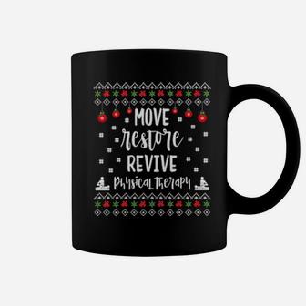 Physical Therapist Ugly Xmas Medical Physical Therapy Coffee Mug - Monsterry