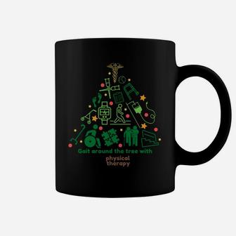 Physical Therapy Gift Christmas Tree Holiday Sweatshirt Coffee Mug | Crazezy