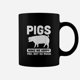 Pigs Make Me Happy Coffee Mug | Crazezy AU