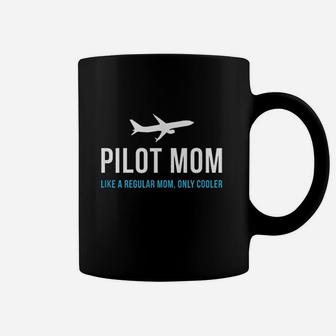 Pilot Mom Cute Airplane Coffee Mug | Crazezy