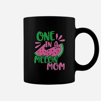 Pink One In A Melon Mom Watermelon Coffee Mug | Crazezy DE