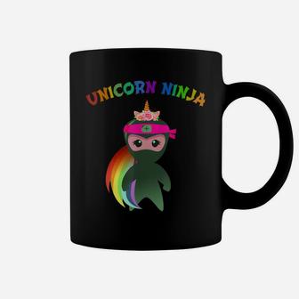 Pink Unicorn Ninja Disguise Spy Girls Kids & Teachers Squad Coffee Mug | Crazezy AU