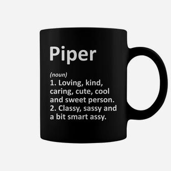 Piper Definition Personalized Name Funny Birthday Gift Idea Coffee Mug | Crazezy AU