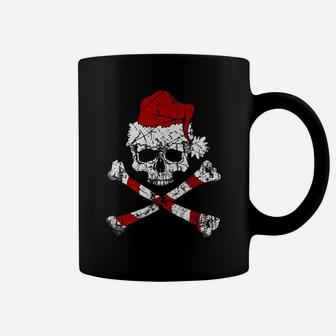 Pirate Christmas Jolly Roger Santa Hat Coffee Mug | Crazezy UK