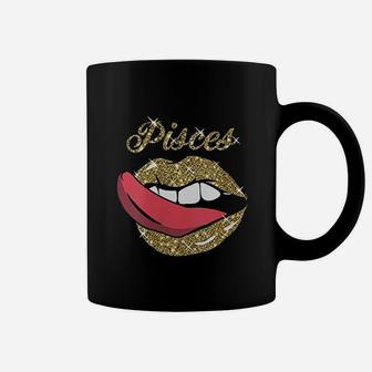 Pisces Lips Tongue Coffee Mug - Thegiftio