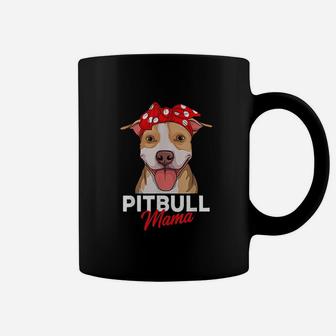 Pittie Mama Pitbull Dog Mom Coffee Mug | Crazezy