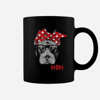 Pittie Mom And Pitbull Dog Lovers Coffee Mug | Crazezy UK