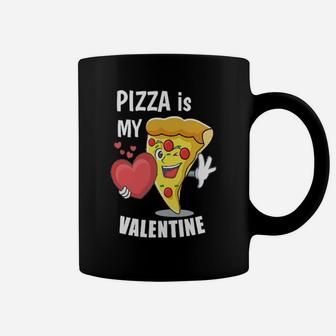 Pizza Is My Valentine Coffee Mug - Monsterry