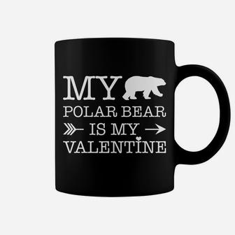 Polar Bear Is My Valentine For Polar Bear Lovers Coffee Mug - Thegiftio UK