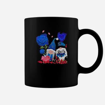 Police Couple Gnome Valentine Coffee Mug - Monsterry UK