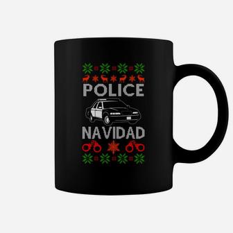 Police Ugly Christmas Sweatshirt Holiday Law Enforcement Coffee Mug | Crazezy