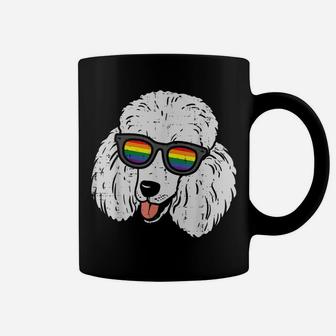Poodle Dog Lgbtq Rainbow Flag Gay Pride Ally Dog Lover Coffee Mug | Crazezy AU