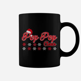 Pop Pop Claus Matching Family Christmas Pajamas Gifts Coffee Mug | Crazezy