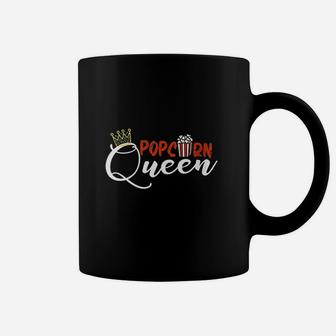 Popcorn Queen Funny Popcorn Movie Theater Movie Lover Coffee Mug | Crazezy