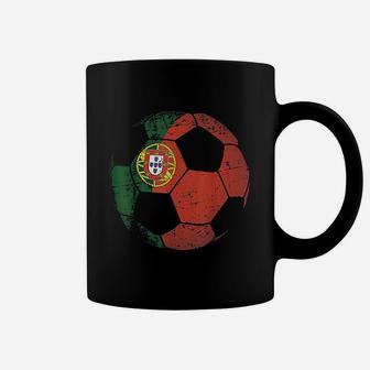 Portugal Soccer Ball Flag Jersey Portuguese Football Coffee Mug - Thegiftio