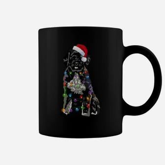 Portuguese Water Dog Christmas Lights Xmas Dog Lover Coffee Mug | Crazezy AU