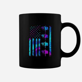 Postal Worker Life America Flag Coffee Mug - Thegiftio UK