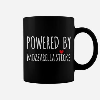 Powered By Mozzarella Sticks Coffee Mug | Crazezy
