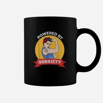 Powered By Sobriety Coffee Mug | Crazezy CA