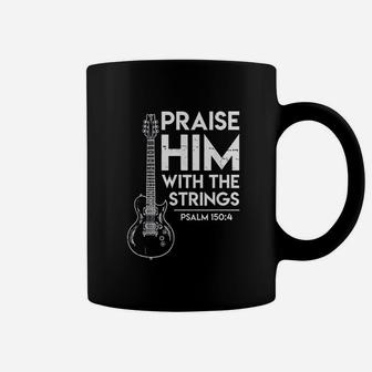 Praise Him Electric Guitar Coffee Mug | Crazezy