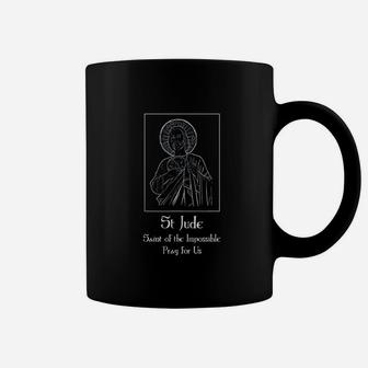 Pray For Us Catholic Christian Coffee Mug | Crazezy