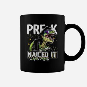 Pre K Nailed It T Rex Dinosaur Coffee Mug | Crazezy