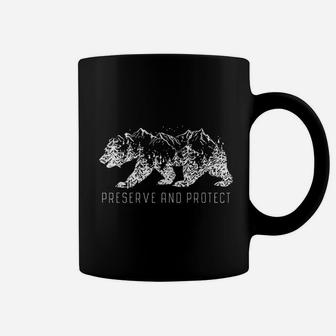Preserve And Protect Vintage National Park Bear Forest Coffee Mug | Crazezy