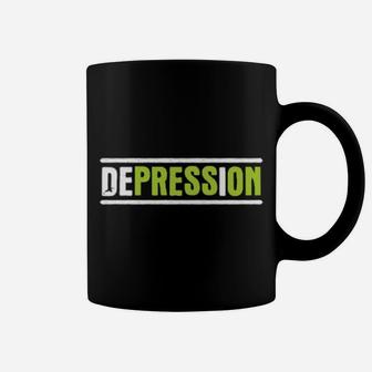 Press On Hidden Message Depression Awareness Coffee Mug - Monsterry UK