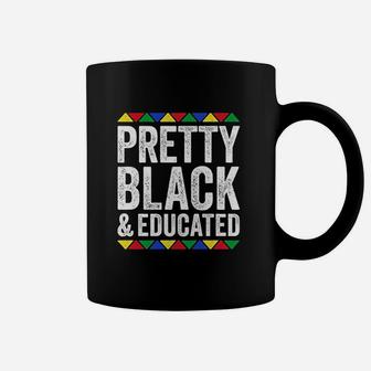 Pretty Black And Educated Black Pride Coffee Mug - Thegiftio UK