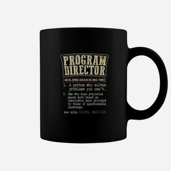 Program Director Funny Definition Coffee Mug | Crazezy