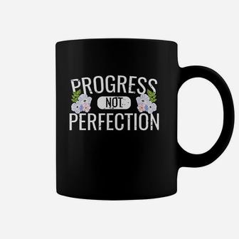 Progress Not Perfection Coffee Mug | Crazezy AU