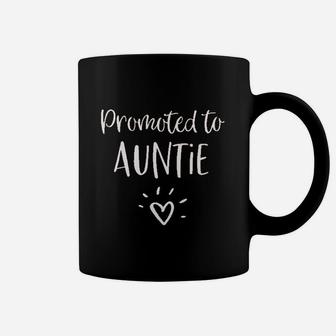 Promoted To Auntie Letter Coffee Mug | Crazezy