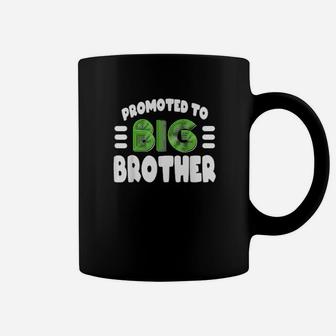 Promoted To Big Brother Gender Reveal For Sibling Coffee Mug - Monsterry