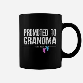 Promoted To Grandma Est 2021 Fun Gift For New Grandma Coffee Mug - Thegiftio