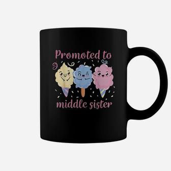 Promoted To Middle Sister Coffee Mug | Crazezy