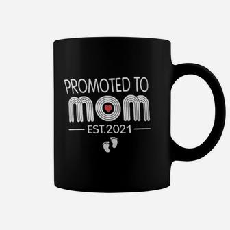 Promoted To Mom Est 2021 Coffee Mug - Thegiftio