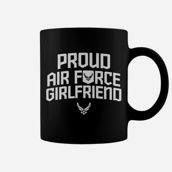 Proud Air Force Girlfriend Shirt Veteran Coffee Mug | Crazezy