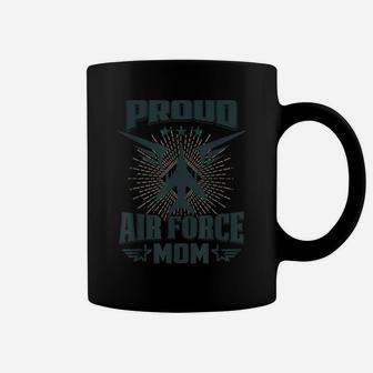 Proud Air Force Mom Patriotic Army Mom Coffee Mug | Crazezy