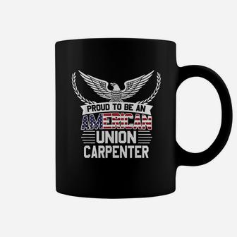 Proud American Union Carpenter Coffee Mug - Thegiftio UK