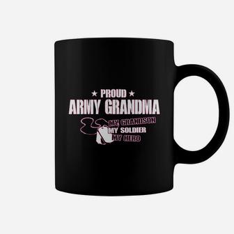 Proud Army Grandma My Grandson Soldier Hero Coffee Mug | Crazezy UK
