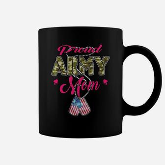 Proud Army Mom Shirt - Military Family Shirts Mother Gifts Coffee Mug | Crazezy UK