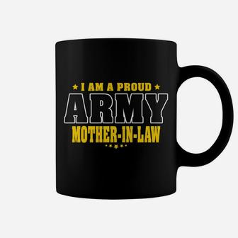 Proud Army Mother-In-Law Patriotic Pride Military Family Coffee Mug | Crazezy AU