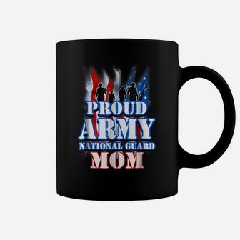 Proud Army National Guard Mom Usa Flag Shirt Mothers Day Coffee Mug | Crazezy