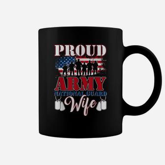 Proud Army National Guard Wife Tee US Military Gift Coffee Mug | Crazezy DE