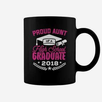 Proud Aunt Of A 2018 High School Graduate Aunt Gift Coffee Mug - Thegiftio UK