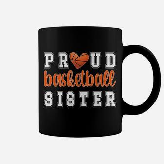 Proud Basketball Sister | Sister Of Basketball Player Coffee Mug | Crazezy UK