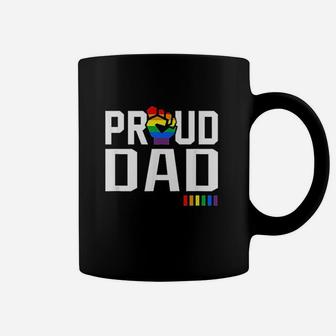 Proud Dad Rainbow Coffee Mug | Crazezy