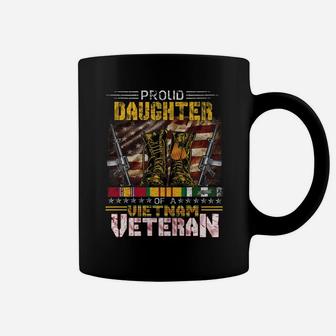 Proud Daughter Of A Vietnam Veteran Shirt | Vietnam War Vet Coffee Mug | Crazezy