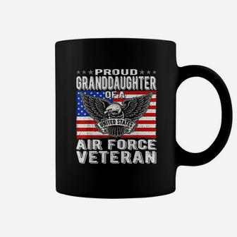 Proud Granddaughter Of A Us Air Force Veteran Coffee Mug | Crazezy CA